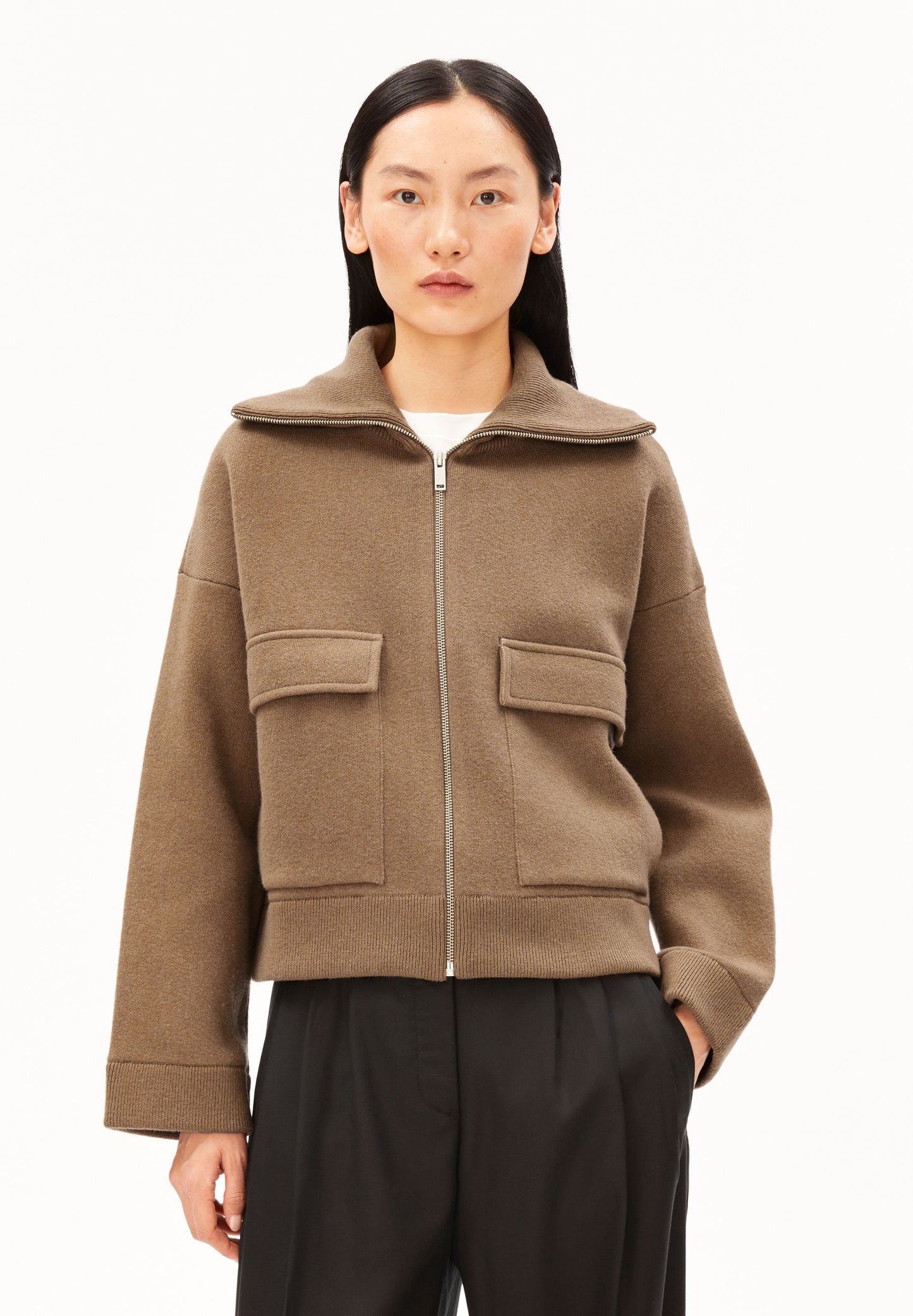 Armedangels Cotton-wool Knit Jacket Damen