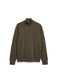 Armedangels Faabes Half Zip Knit Sweater Herren HW26 in dark earth