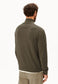 Armedangels Faabes Half Zip Knit Sweater Herren HW26 in dark earth
