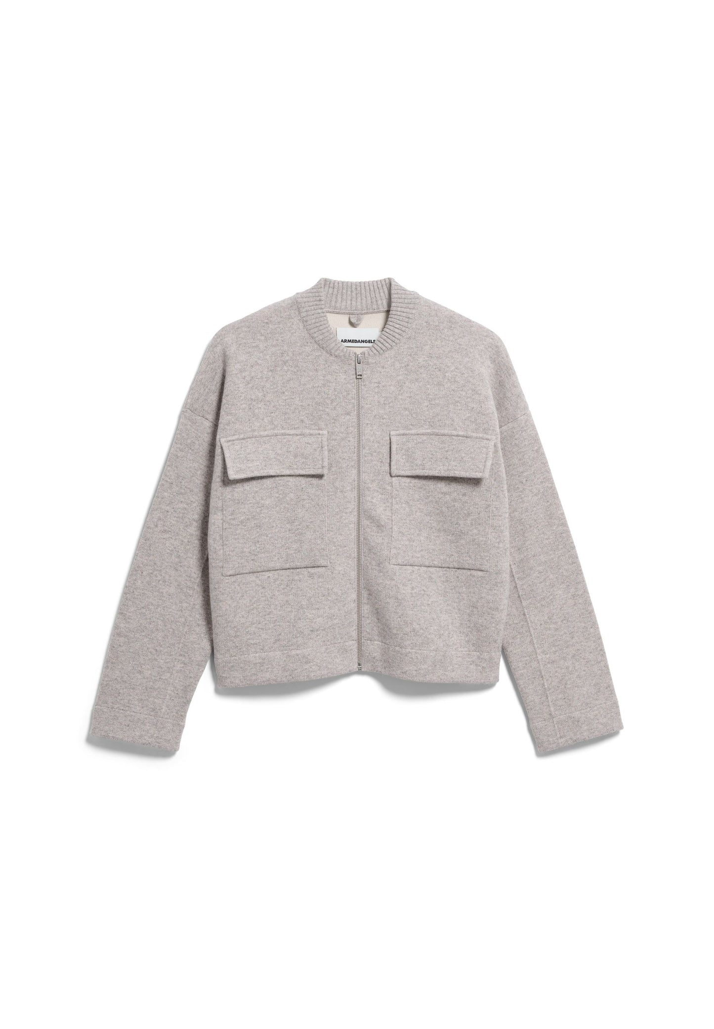Armedangels Cotton-wool Bomber Knit Jacket Damen