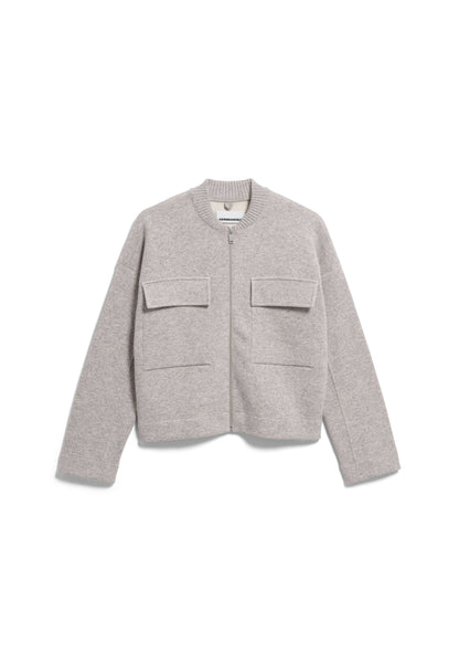 Armedangels Cotton-wool Bomber Knit Jacket Damen