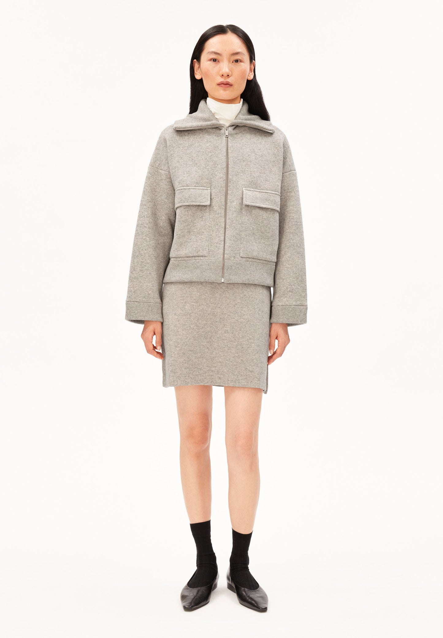 Armedangels Cotton-wool Knit Jacket Damen