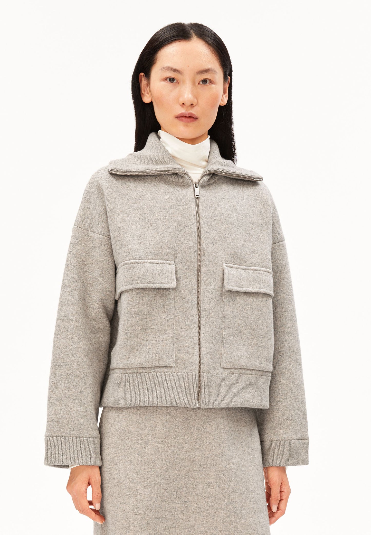 Armedangels Cotton-wool Knit Jacket Damen