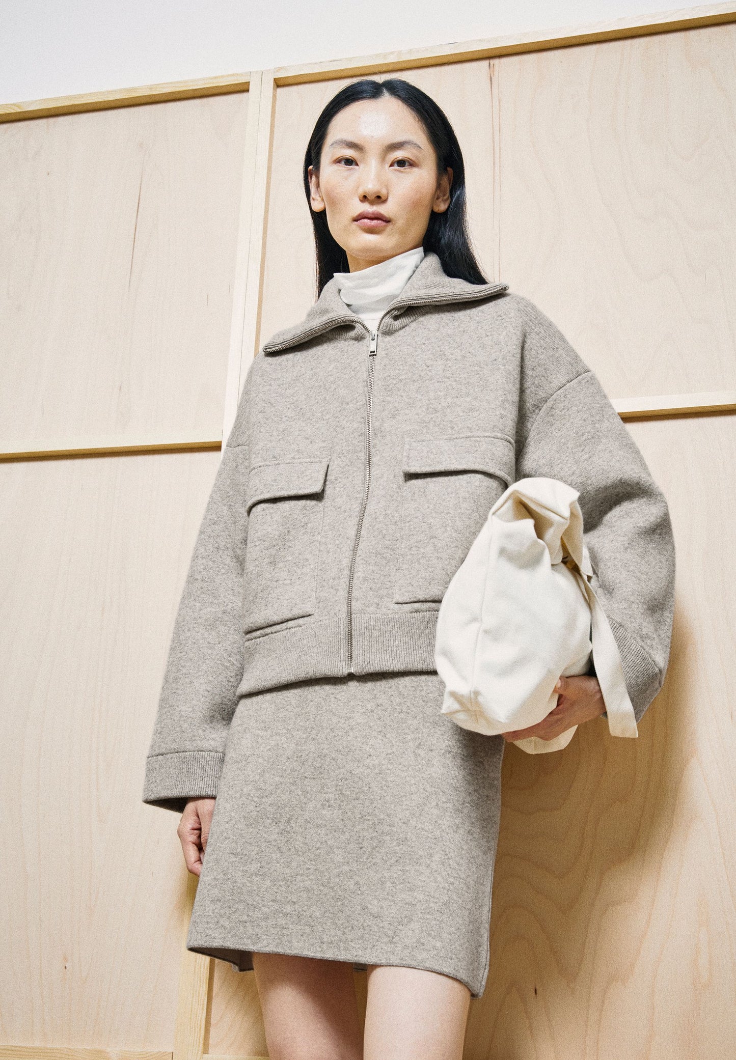 Armedangels Cotton-wool Knit Jacket Damen