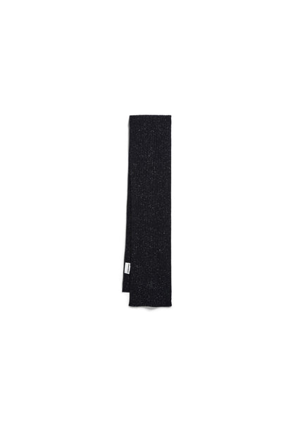 Armedangels Tweed Knit Scarf W Unisex HW26 in black tweed