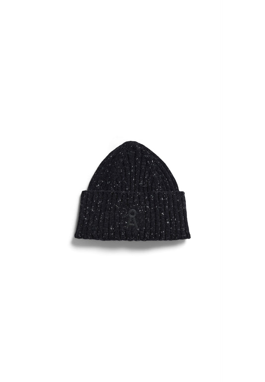 Armedangels Tweed Knit Hat W Unisex HW26 in black tweed