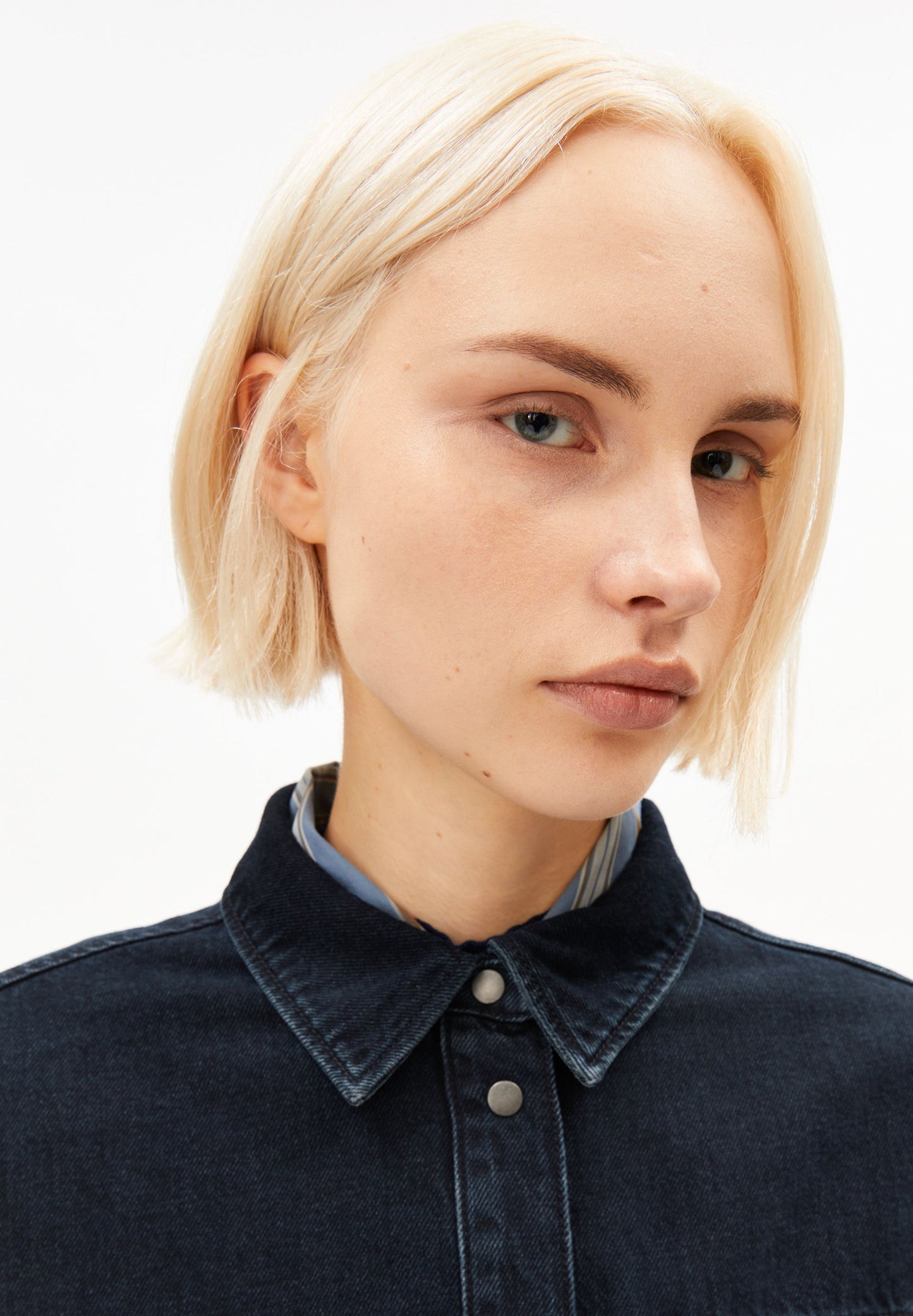 Armedangels Nalaani Denim Blouse Damen