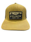 Filson SCENIC WAXED LOGGER MESH CAP OIL FINISH TIN CLOTH in DARK TAN