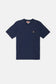 BARACUTA ICON LOGO EMBROIDERED TEE in Dunkelblau