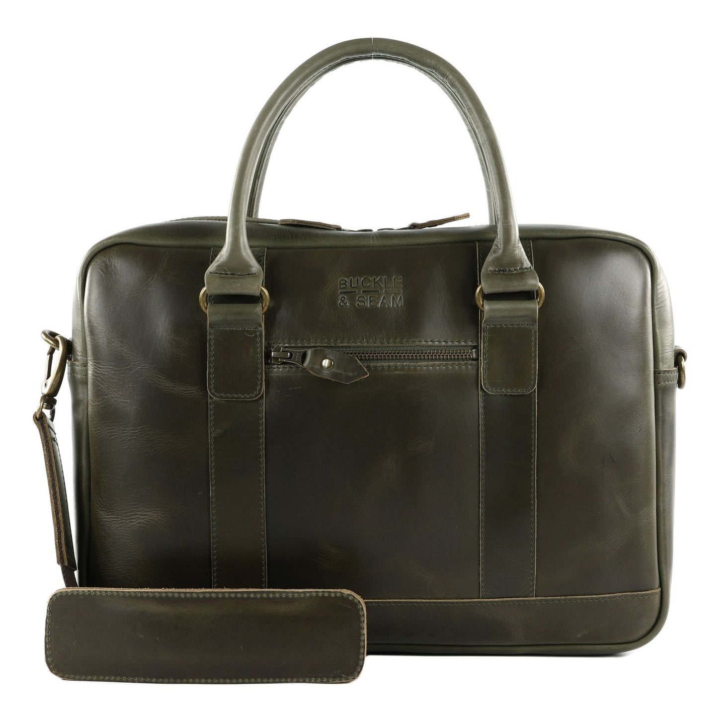Buckle & Seam Business Aktentasche Everett Olive Summer