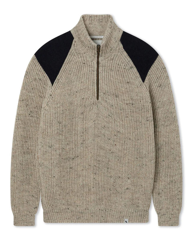 Peregrine Bexley Quarter Zip Jumper in Skiddaw