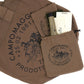 Campomaggi ATENA - SHOPPING STRAW+COW- P/D WHITE+D/COGNAC