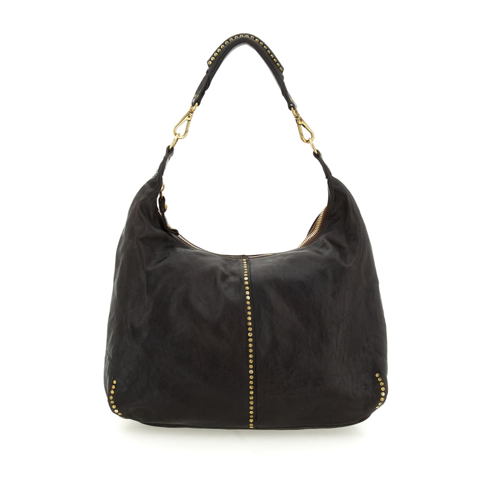 Campomaggi Shoulder Bag Cow.+Studs-P/D*
