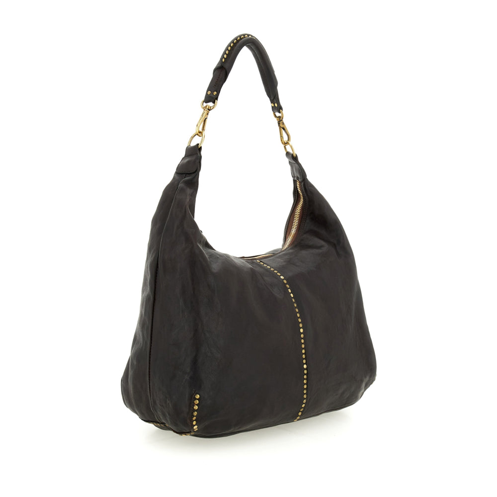 Campomaggi Shoulder Bag Cow.+Studs-P/D*