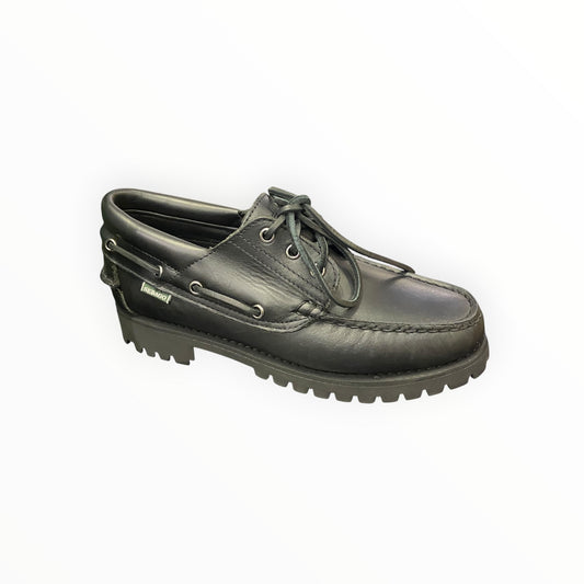 SEBAGO Acadia Waxy in Total Black