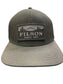 Filson SCENIC WAXED LOGGER MESH CAP OIL FINISH TIN CLOTH in Schwarz