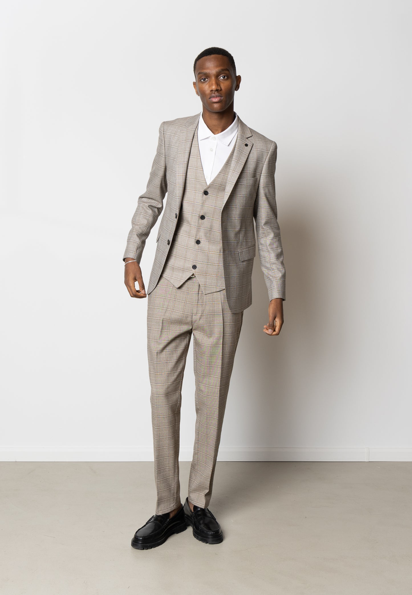 Clean Cut Copenhagen Milano XO Storm Pants in Brown Check