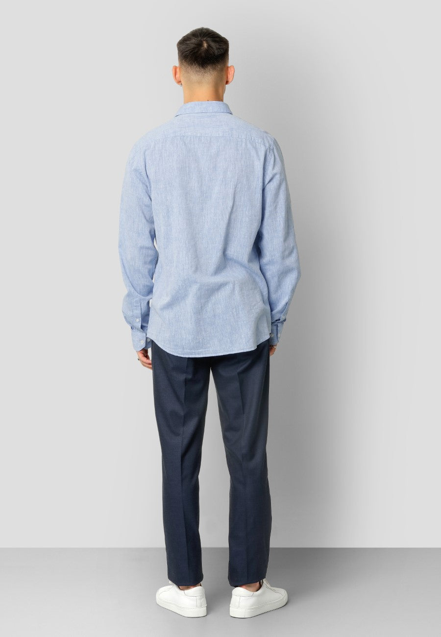 Clean Cut Copenhagen Jamie Cotton Linen Shirt LS