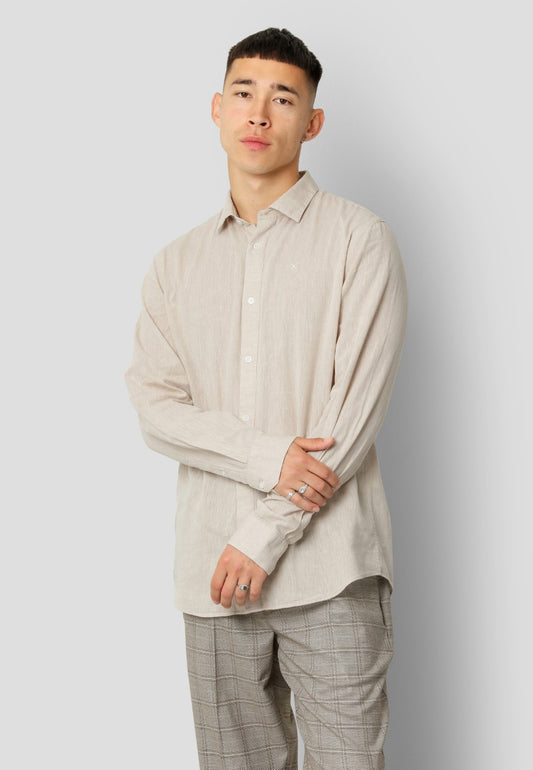 Clean Cut Copenhagen Jamie Cotton Linen Shirt LS
