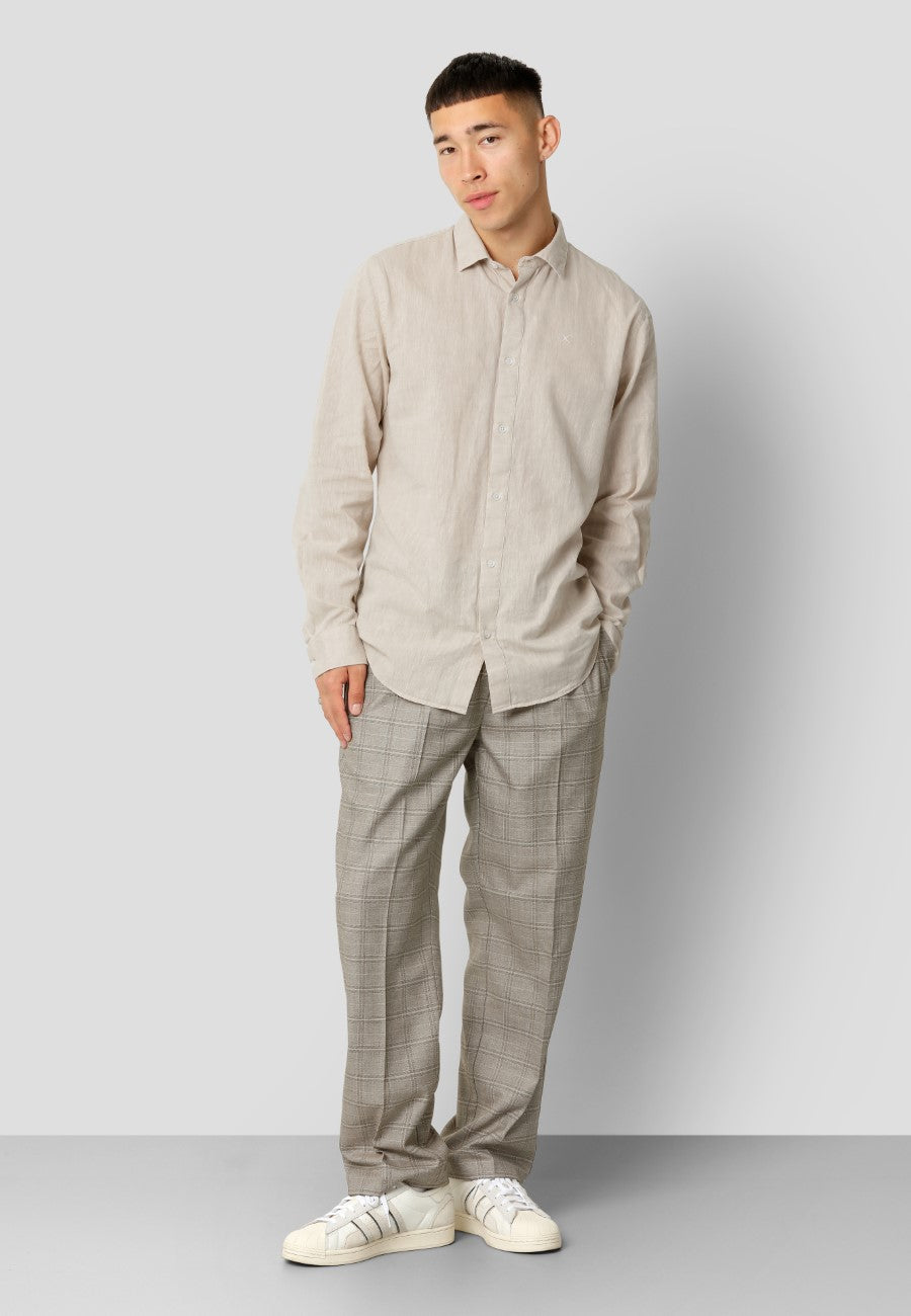 Clean Cut Copenhagen Jamie Cotton Linen Shirt LS
