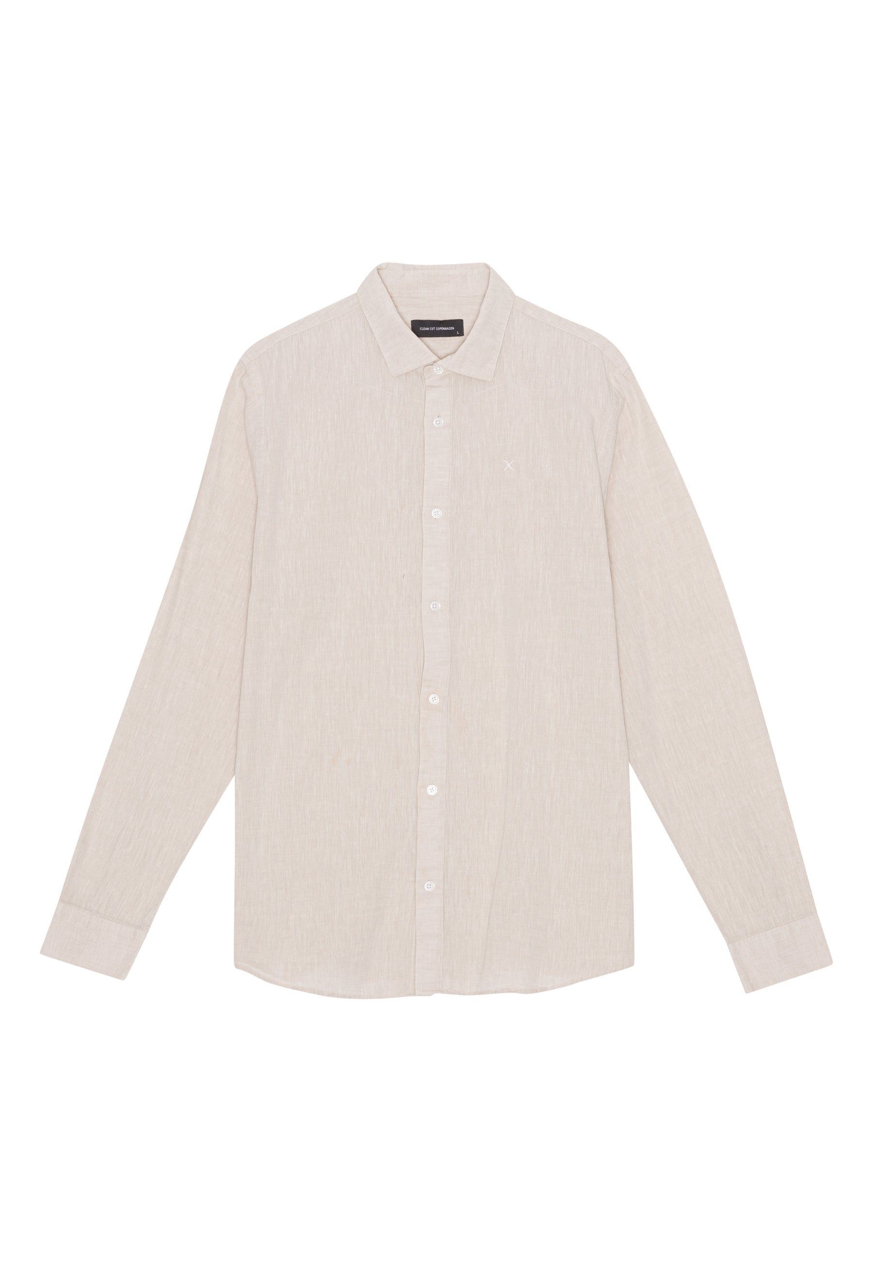 Clean Cut Copenhagen Jamie Cotton Linen Shirt LS