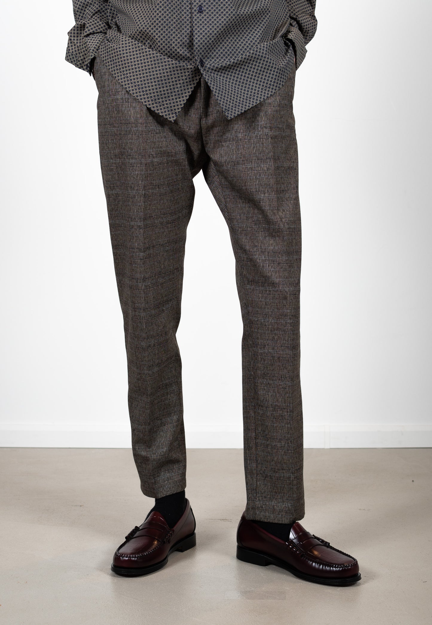 Clean Cut Copenhagen Milano XO Sebastian Pants in Dark-Grey-Check