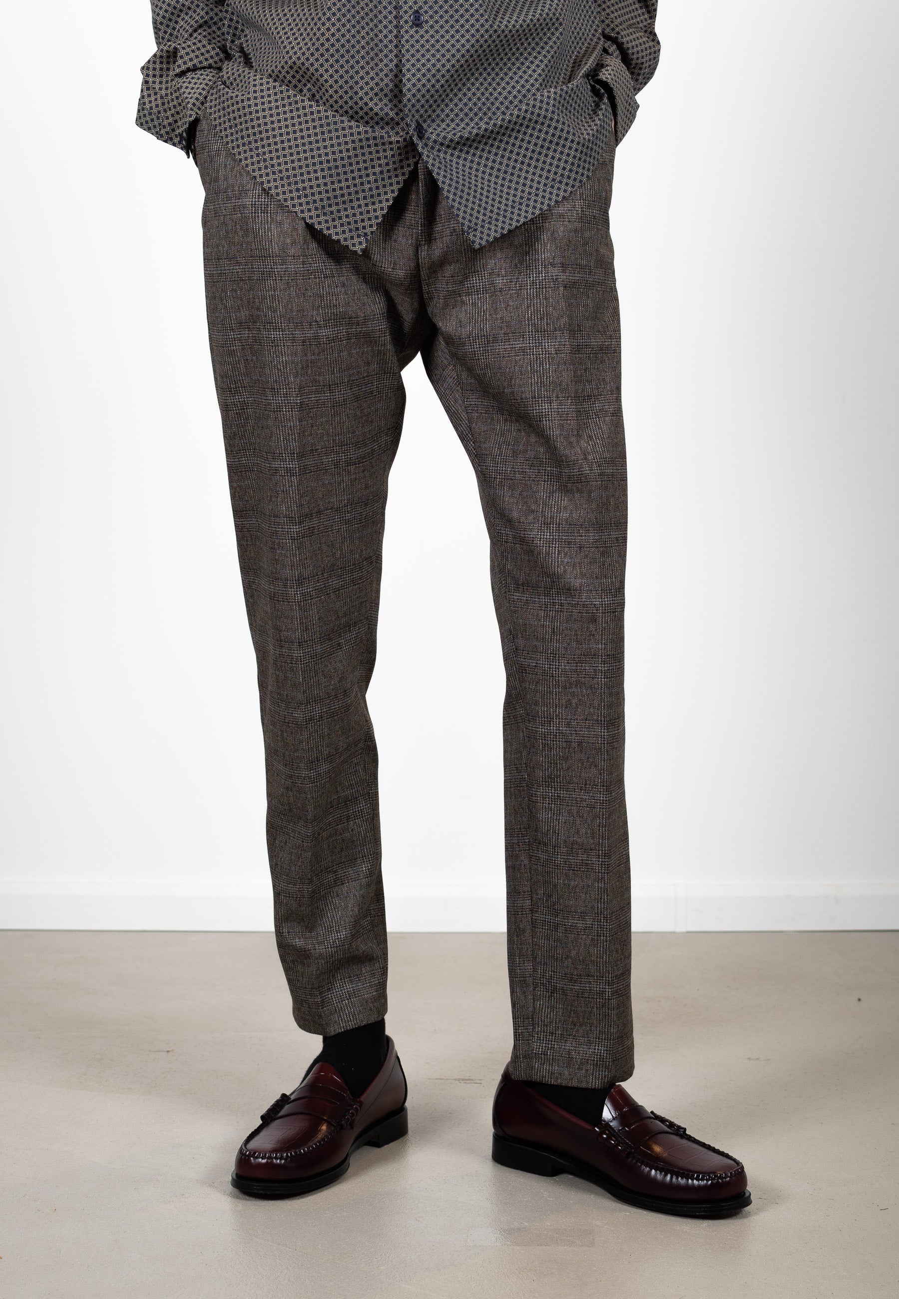 Clean Cut Copenhagen Milano XO Sebastian Pants in Dark-Grey-Check