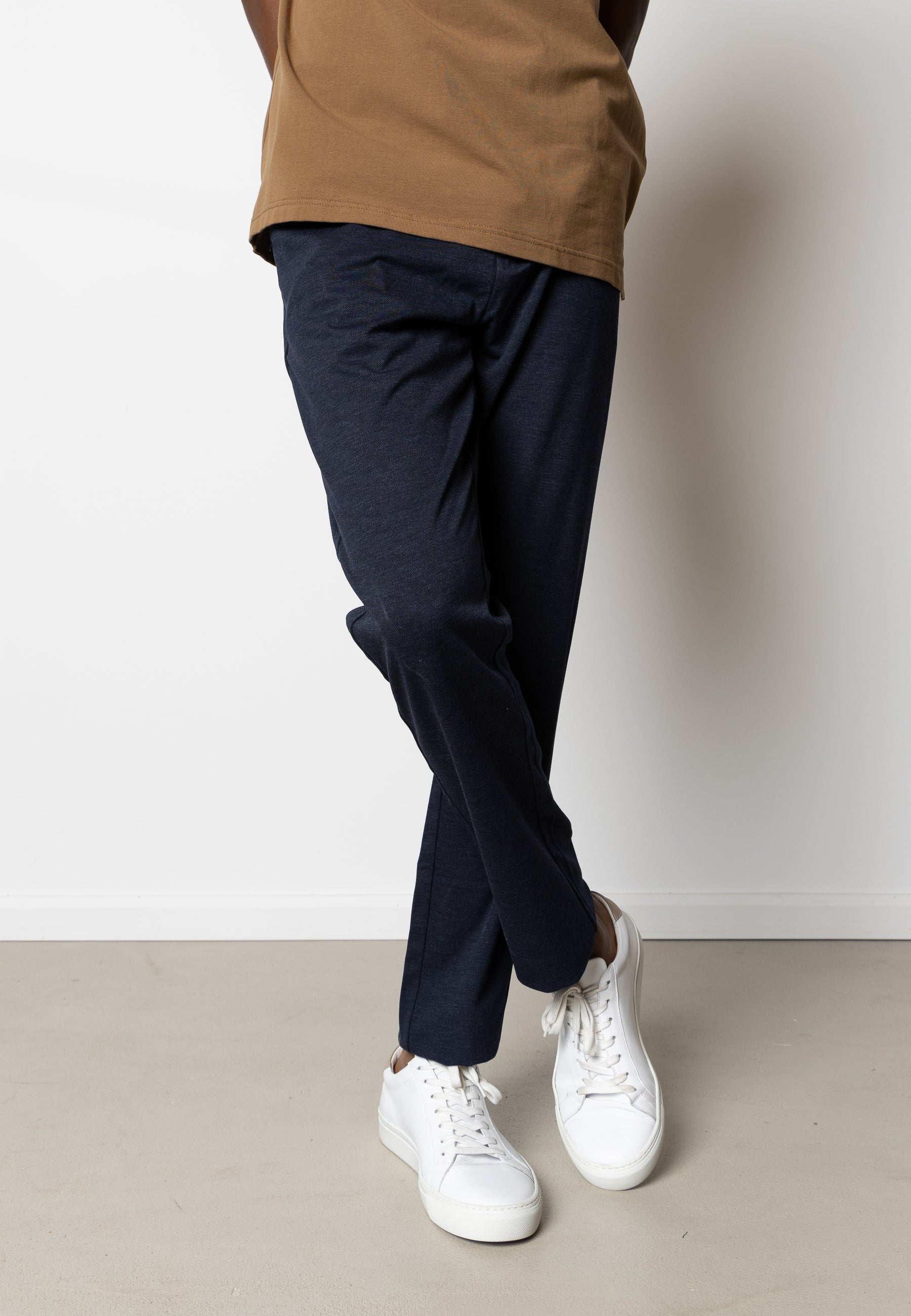 Clean Cut Copenhagen Milano Brendon Jersey Pants in Dunkelblau