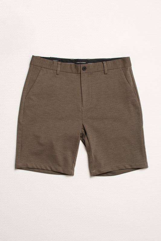 Clean Cut Copenhagen Milano Brendon Jersey Shorts in Dark Khaki