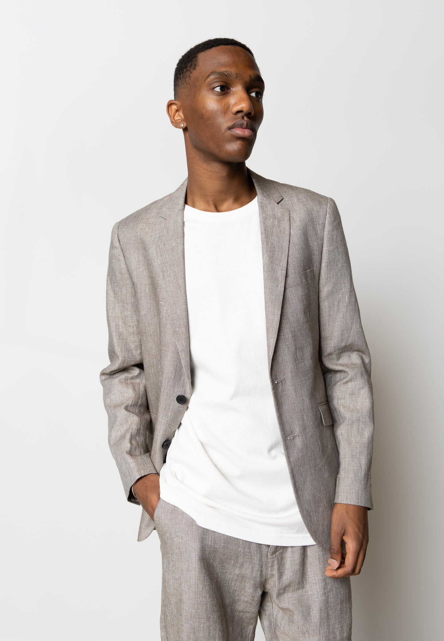 Clean Cut Copenhagen Roman Linen Unconstructed Blazer