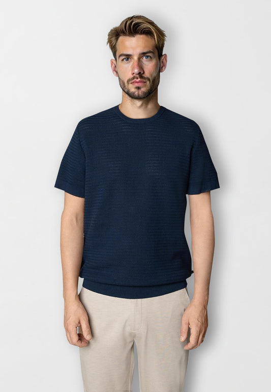 Clean Cut Copenhagen Owen knitted t-shirt FS25