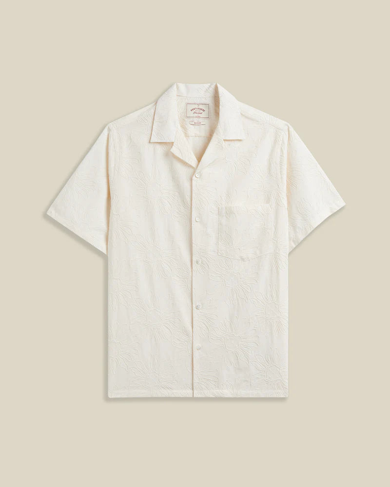 Portuguese Flannel Portoguese Flannel Duke Shirt in Ecru