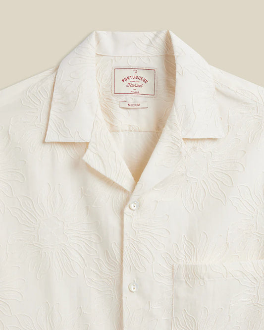 Portuguese Flannel Portoguese Flannel Duke Shirt in Ecru