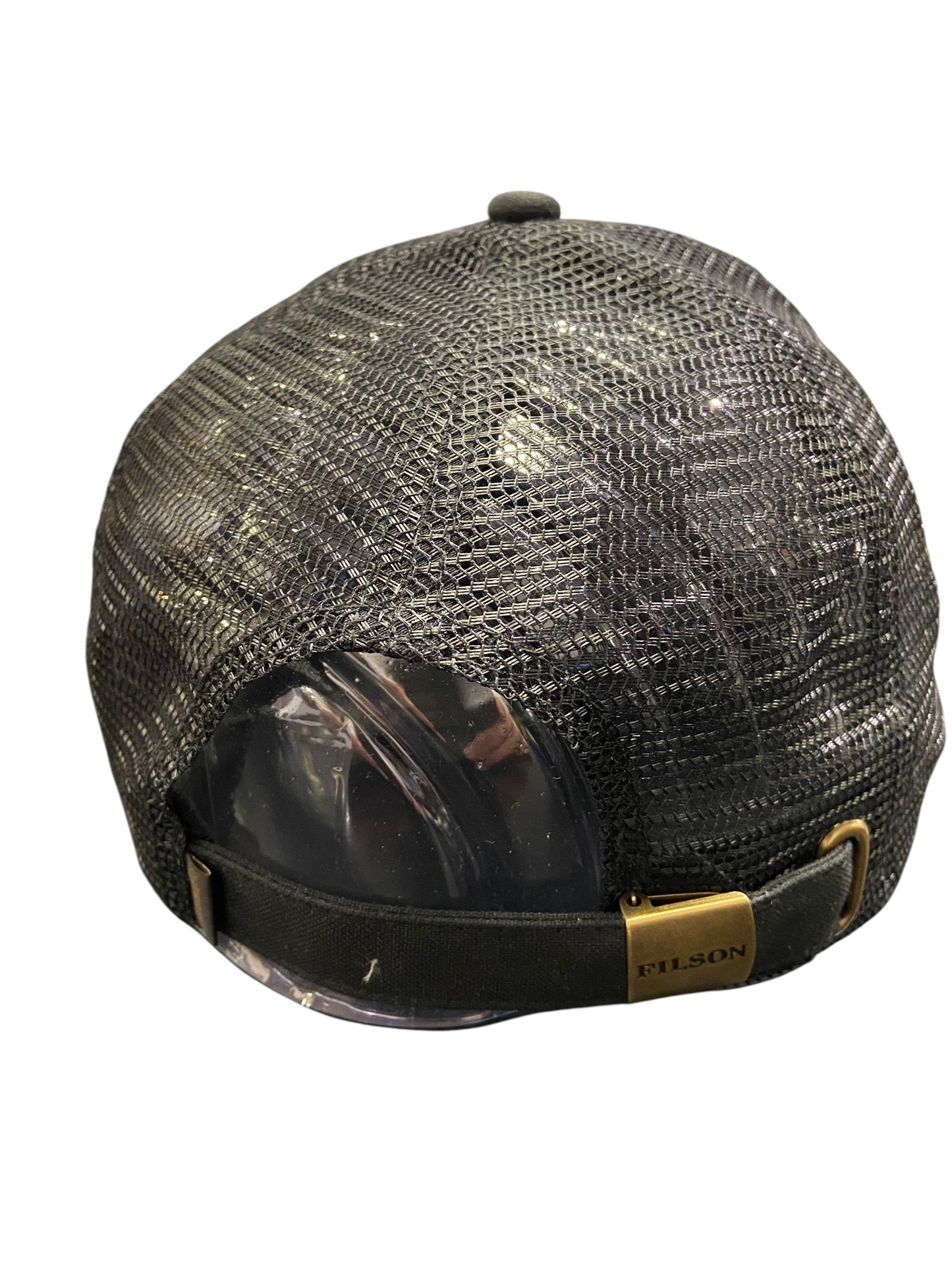 Filson SCENIC WAXED LOGGER MESH CAP OIL FINISH TIN CLOTH