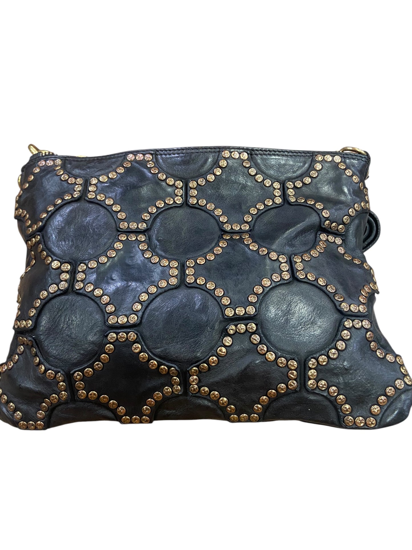 Campomaggi Margot M - SHOULDER BAG COW.+CROSS PATCHES+STUDS