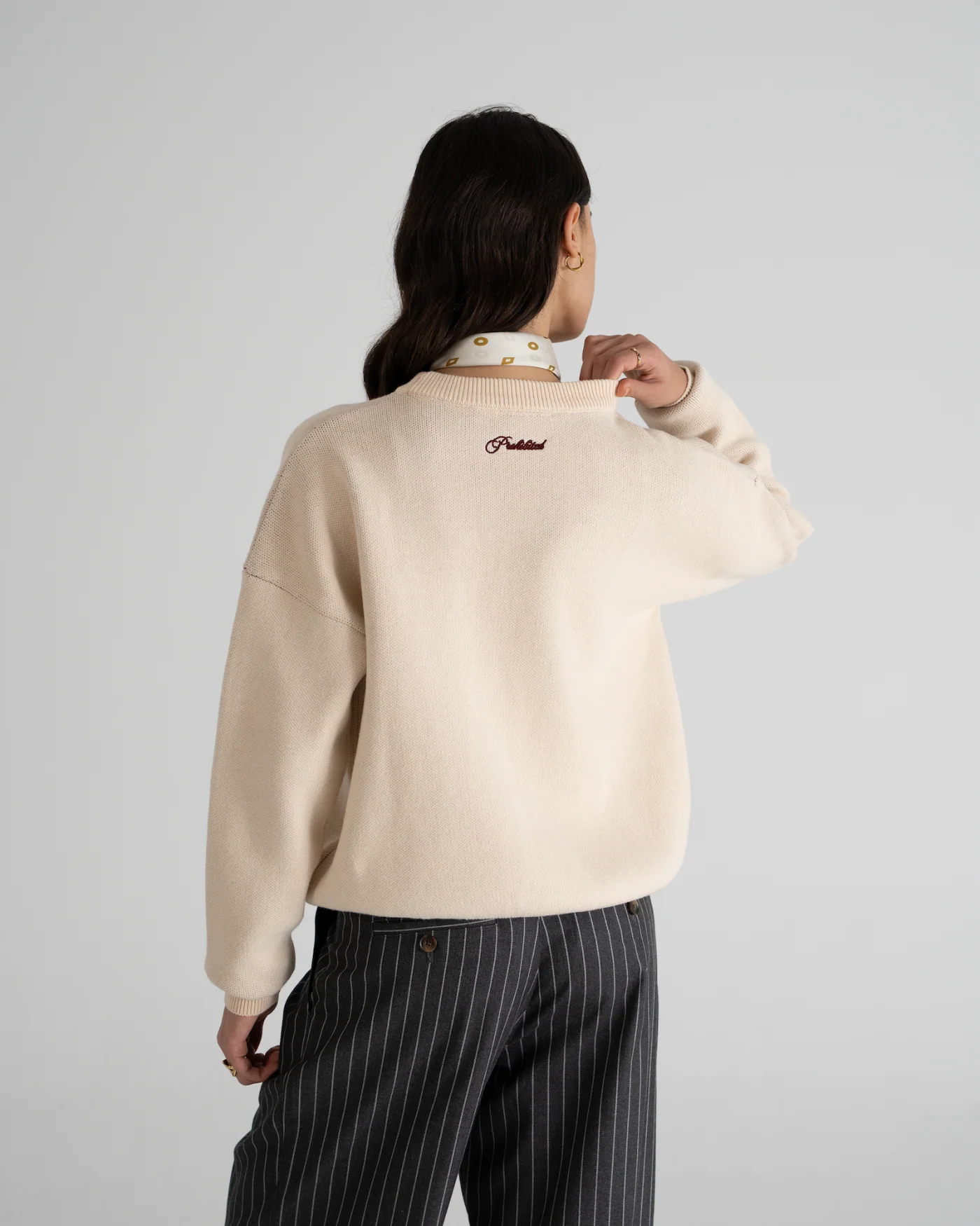 PROHIBITED Initial Knit Sweater