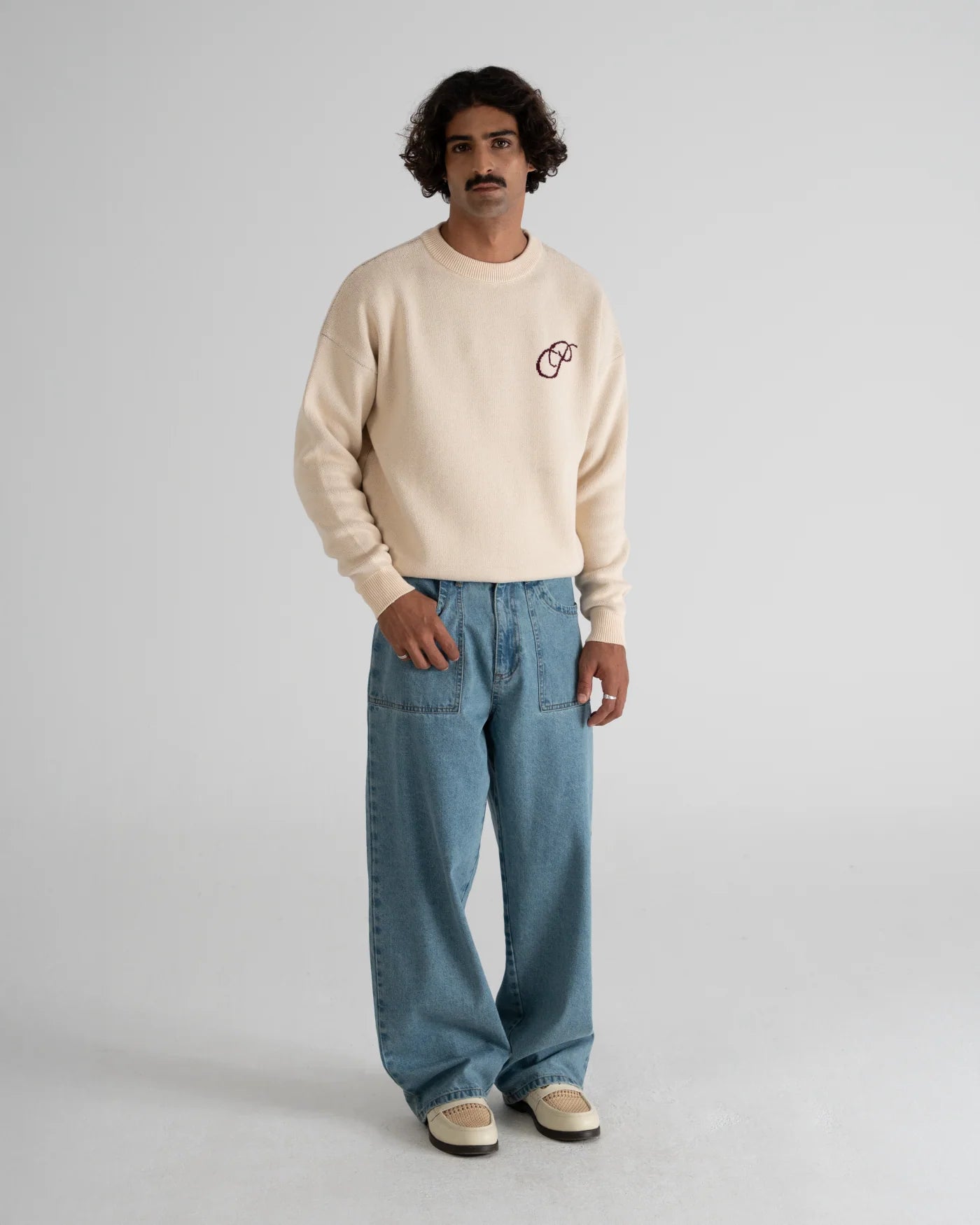 PROHIBITED Initial Knit Sweater