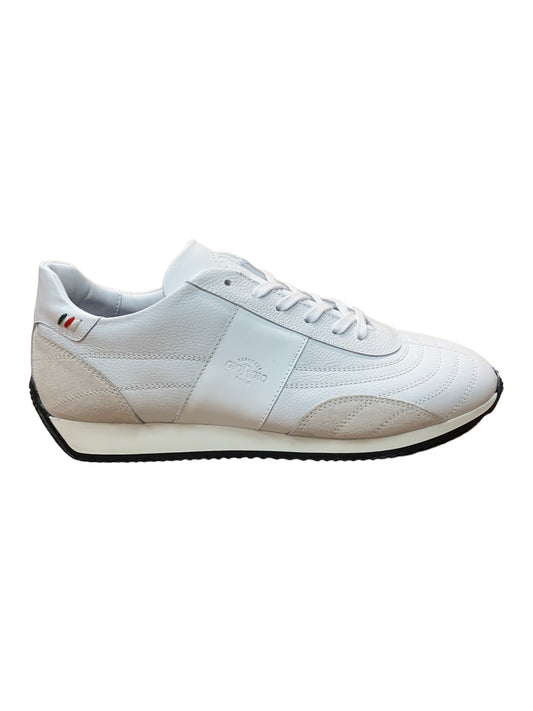 Giorgio 1958 Sneaker Rodi SCARPA PELLE FONDO GOMMA in Bianco