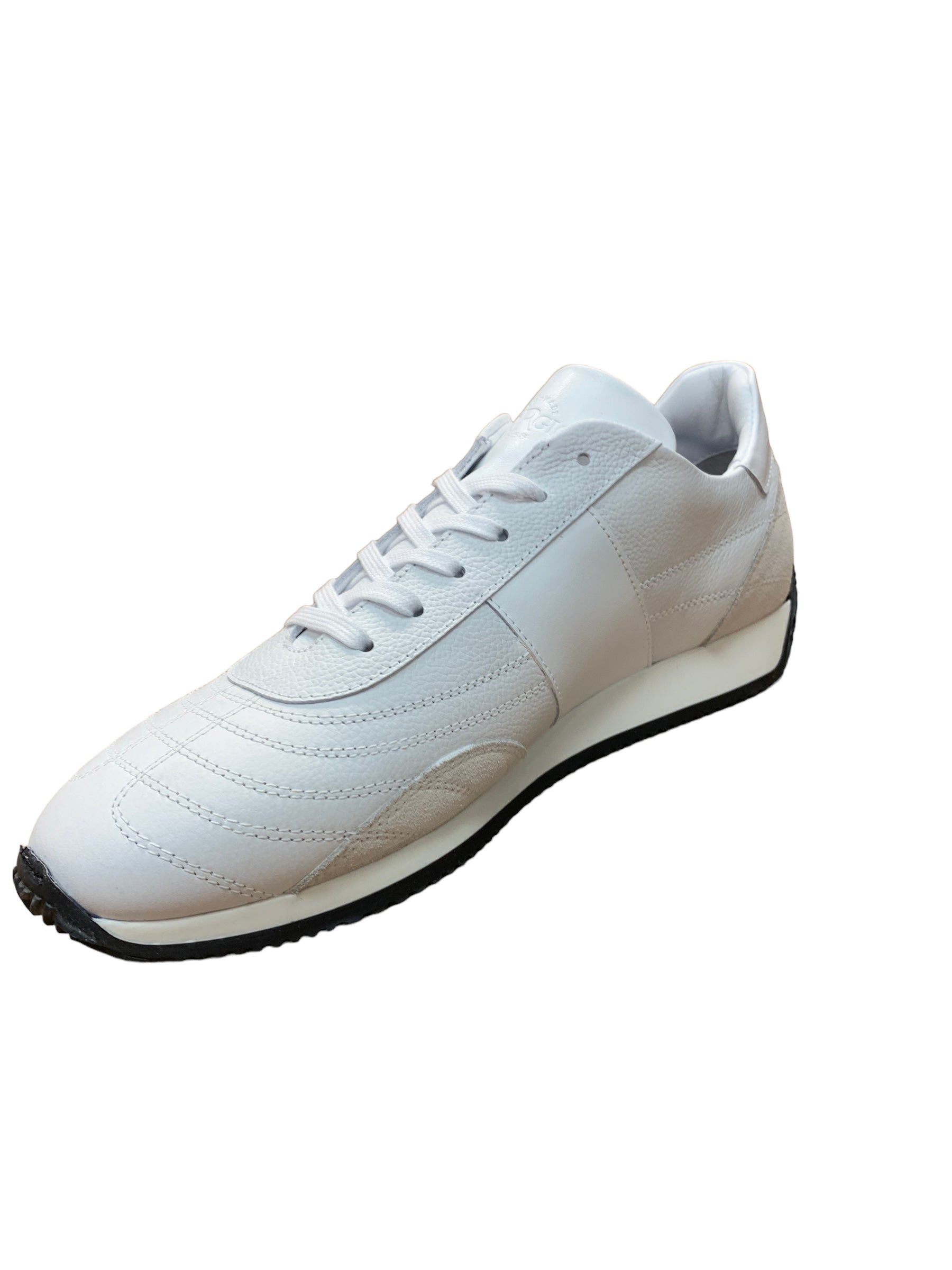 Giorgio 1958 Sneaker Rodi SCARPA PELLE FONDO GOMMA in Bianco