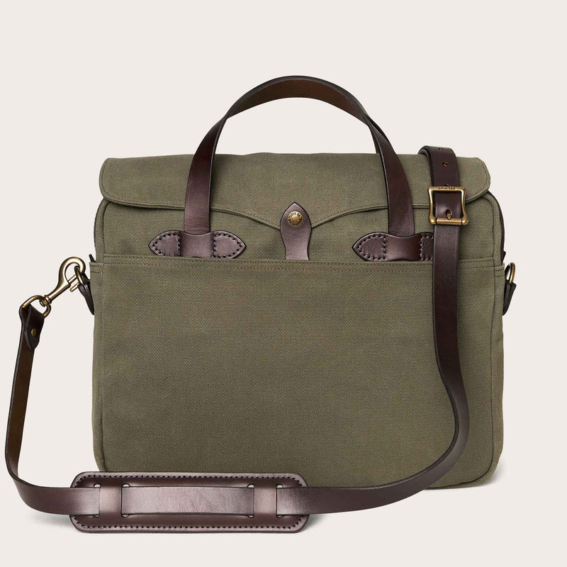 Filson RUGGED TWILL ORIGINAL BRIEFCASE in OTTER GREEN