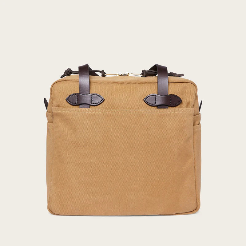 Filson TOTE BAG WITH ZIPPER in TAN
