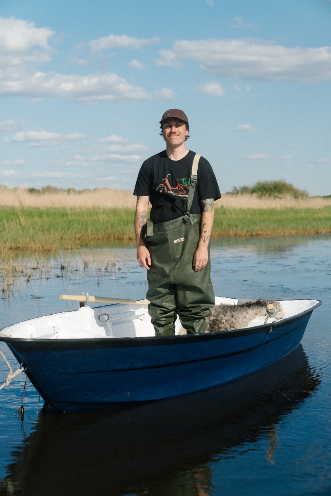 Lakor Red Maxi T-shirt (Moonless Night)