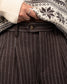 Prohibited Revival Pinstripe Pleated Pants