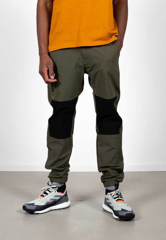 Fat Moose Hayden Block Pants in Army/Schwarz