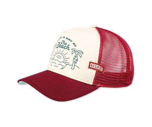 Coastal Trucker Cap HFT Beach Day offwhite one size