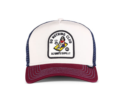 Djinns Trucker Cap HFT DNC New 1.3 Offwhite/Wine