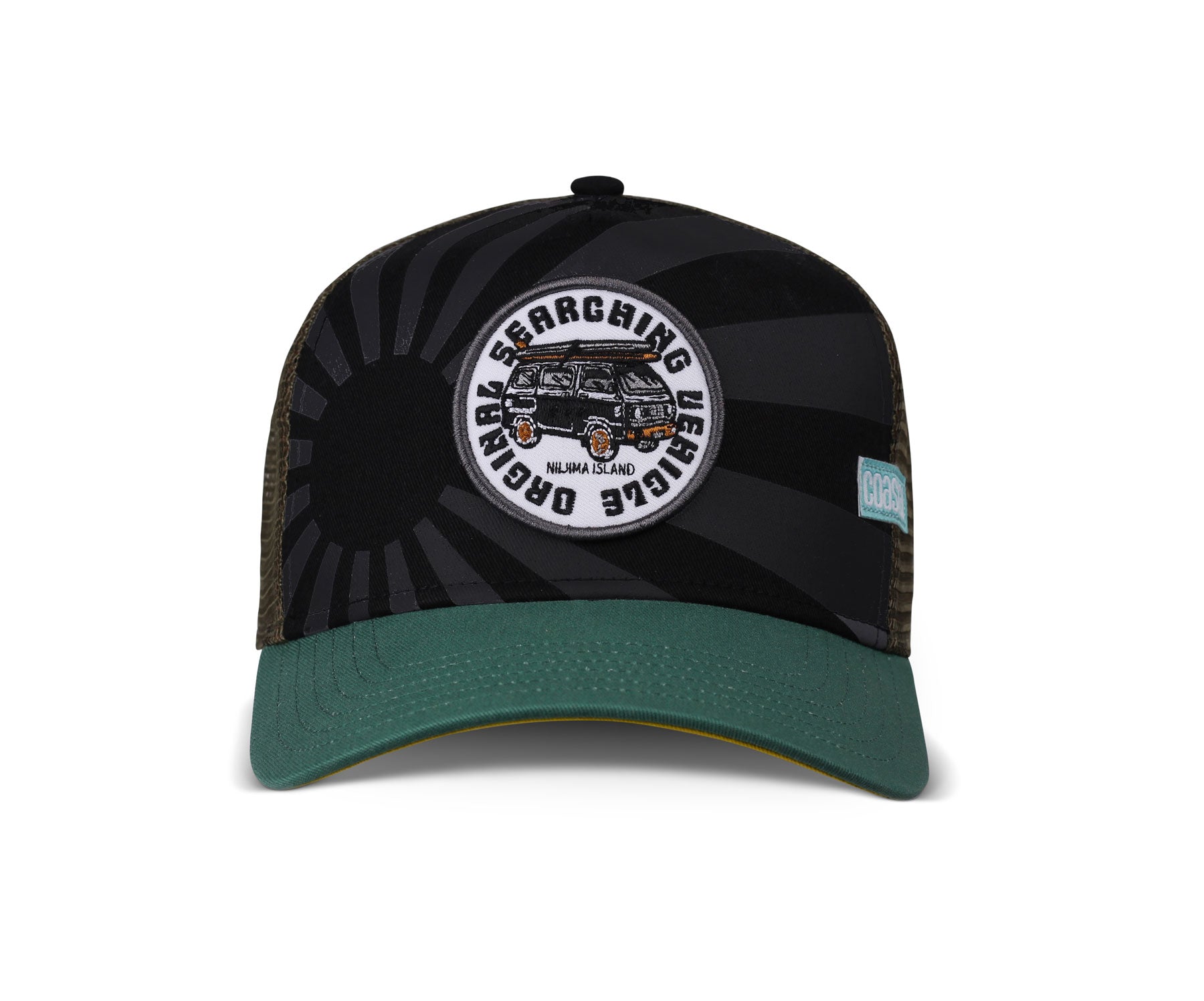 Coastal Trucker Cap HFT Nijima Island Black one size