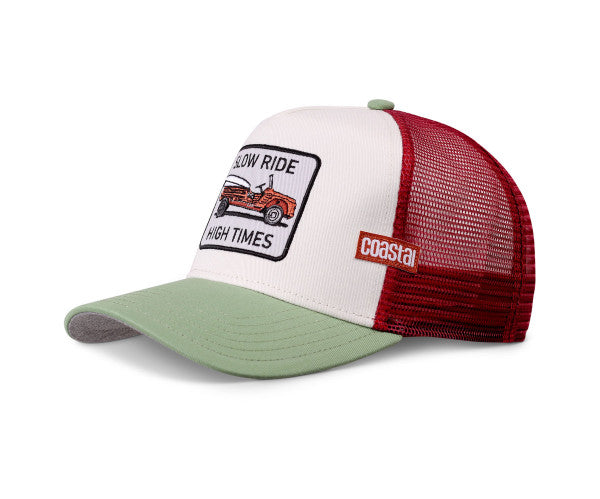 Coastal Trucker Cap Slow Ride Stone/Shilf One Size