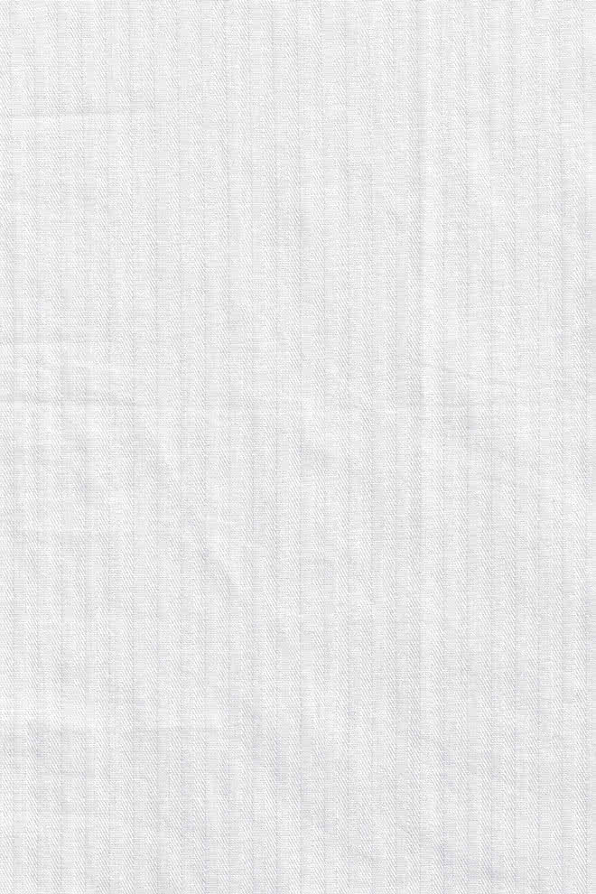 P.Le Moult NIGHT-SHIRT Plain﹢Piping Herringbone Light in White-Navy