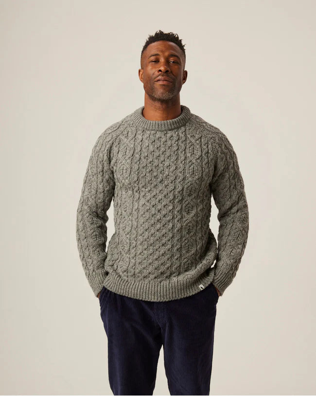 Peregrine Men Hudson Aran jumper